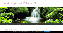Desktop Screenshot of mantrasingen.at
